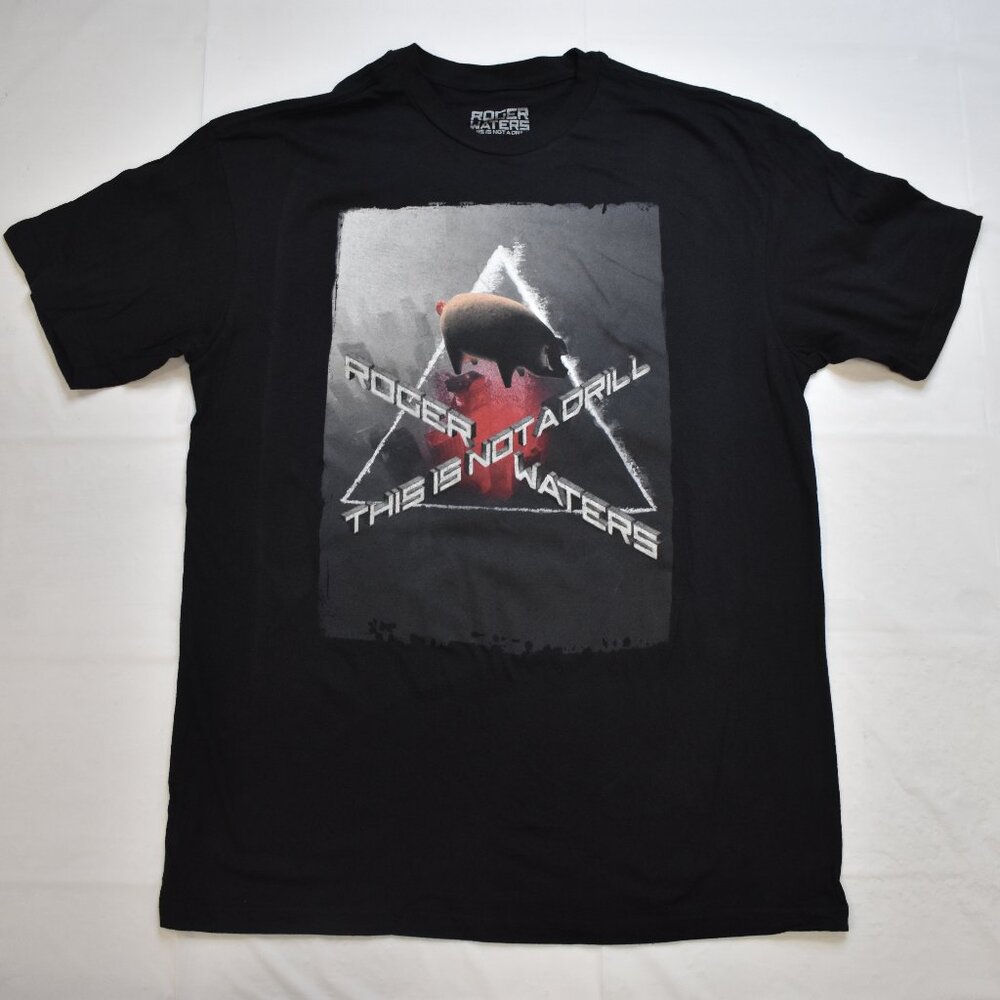 Roger Waters This Is Not A Drill 2022 North American Tour Black Shirt New